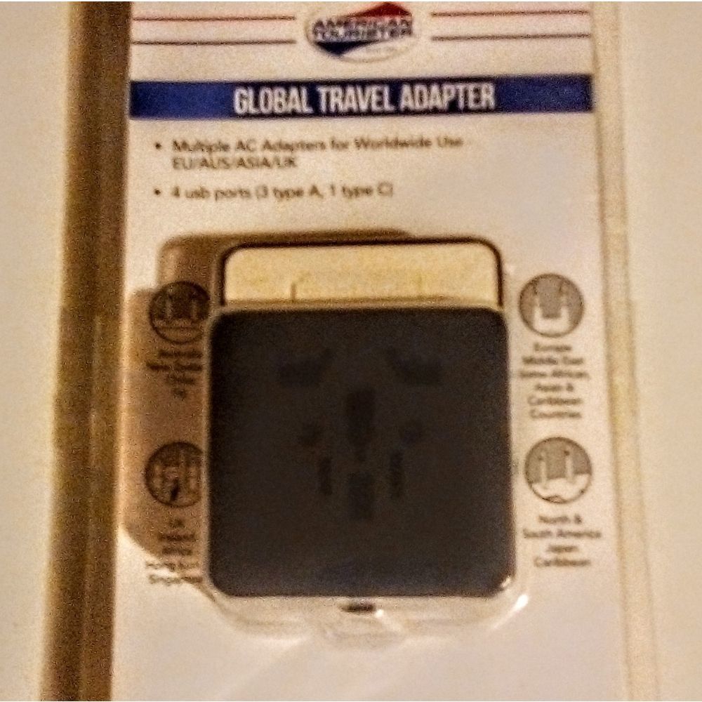 GLOBAL TRAVEL ADAPTER AMERICAN TOURISTER